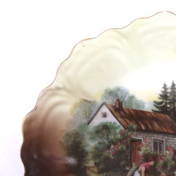 Z.S. & CO, Scottish Highland Hunting Scene, (ZEH, SCHERZER) BAVARIA CABINET PLAT - Picture 9 of 10